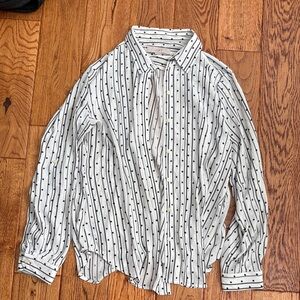 LOFT Women’s Striped Button Down Shirt